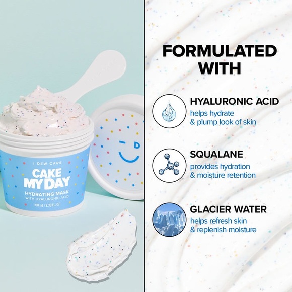 Cake My Day Hydrating Sprinkle Wash-Off Mask - Blue - Picture 5 of 6